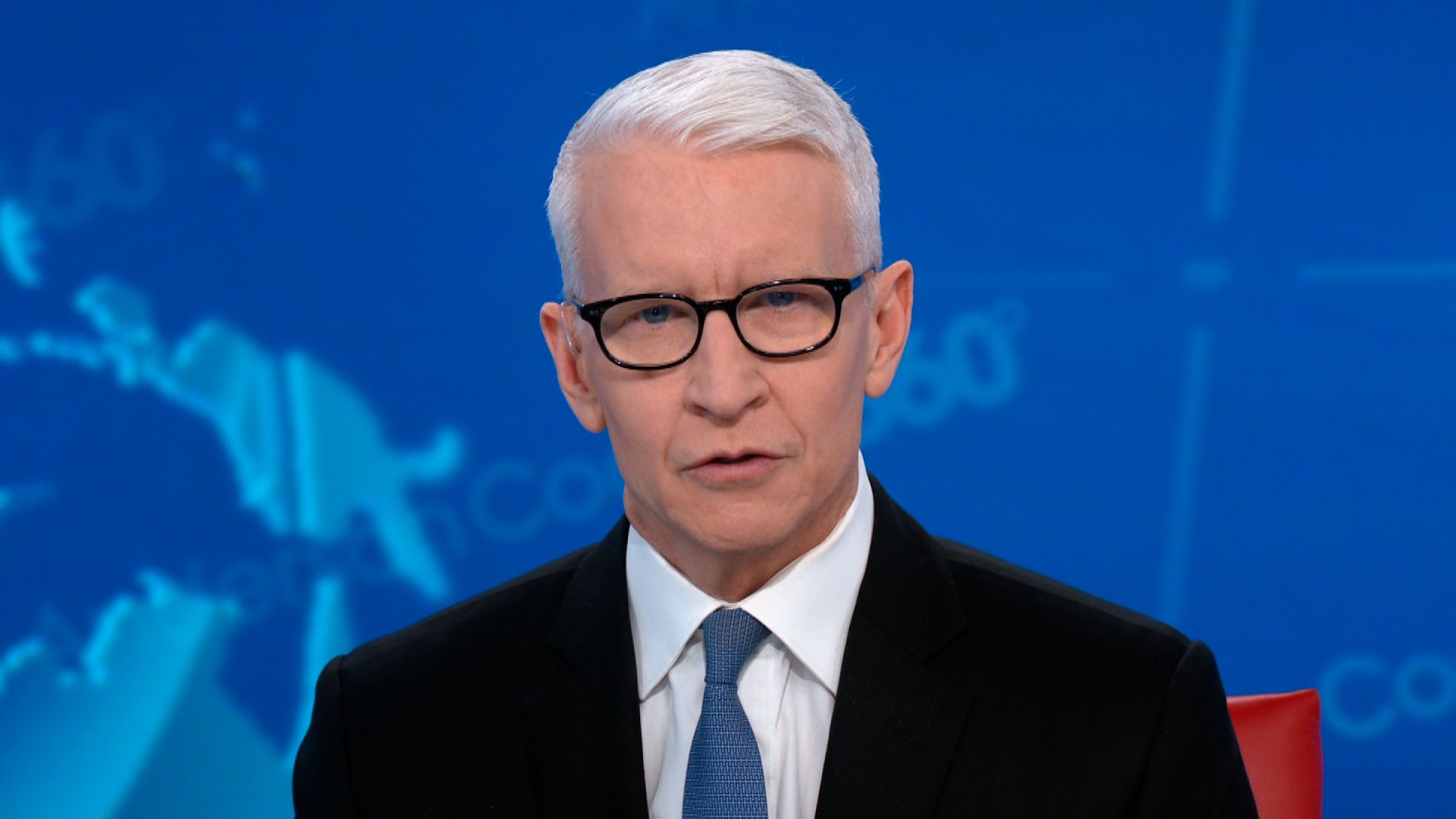 Anderson Cooper speaking in an interview